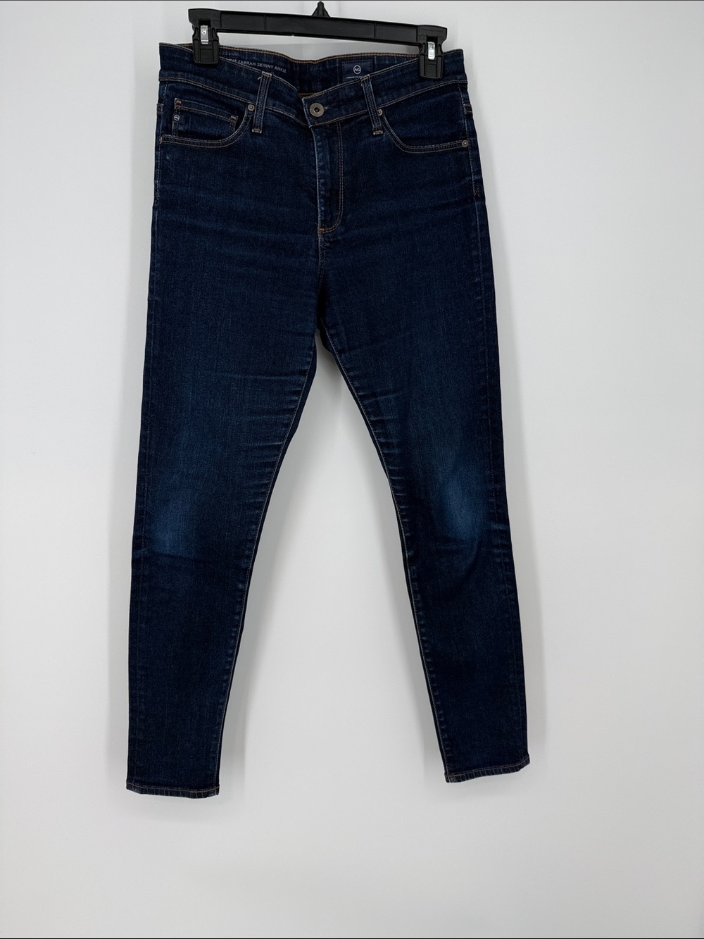 AG Adriano Goldschmied Dark Indigo The Farrah Skinny Jeans